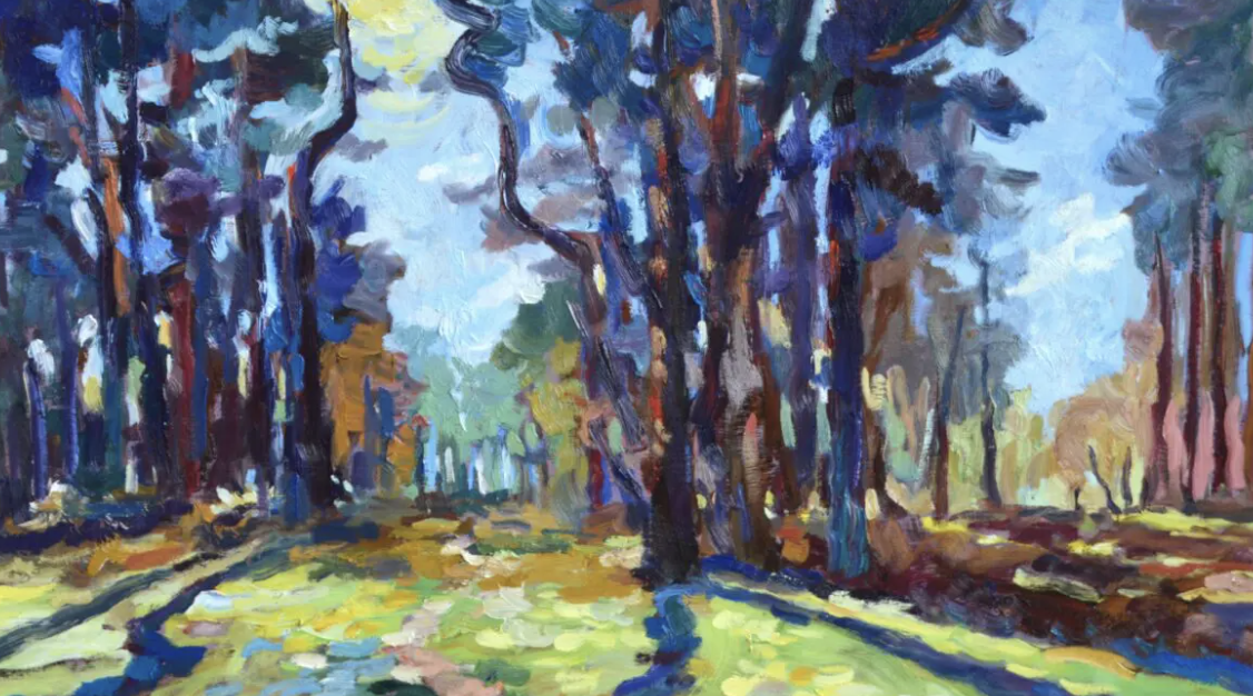 Kunst kijken in het Griftpark: Door de bomen, het bos